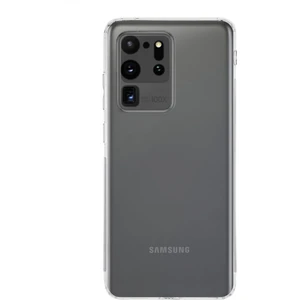 Case World Samsun Galaxy S20 Ultra ile Uyumlu Kapak Kamera Korumalı Tıpalı Şeffaf Silikon ile Uyumlu Kılıf