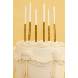 Le Mabelle Gold Simli 12'li Mum Set