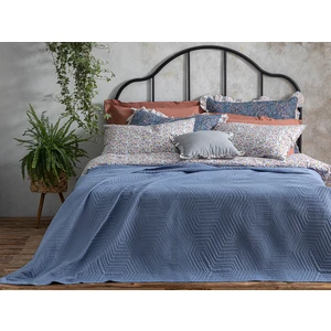 English Home Modern Motion Tek Kişilik Çok Amaçlı Örtü 160 x 220 Cm Mavi