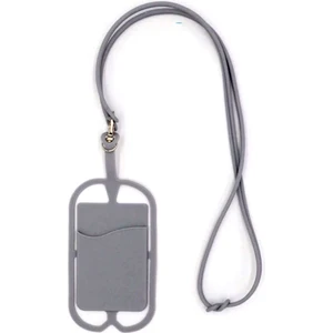 Tüm Cep Telefonları Ile Uyumlu Kartlıklı Silikon Askı