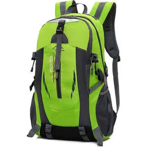 50L USB Jack Açık Yürüyüş Spor Trekking Balıkçılık Su Geçirmez Kamp Erkekler ve Kadınlar Çiftler Omuz Çantası Sırt Çantası Dağcılık Çantası Açık Spor Sırt Çantası (Yeşil)