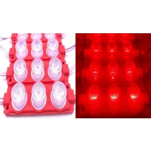 Mercek LED 3 Watt - 12 Volt – Direk Güçlü Işık - Kendinden Yapışkanlı - 10 Adet
