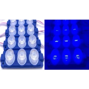Mercek LED 3 Watt - 12 Volt – Direk Güçlü Işık - Kendinden Yapışkanlı - 10 Adet