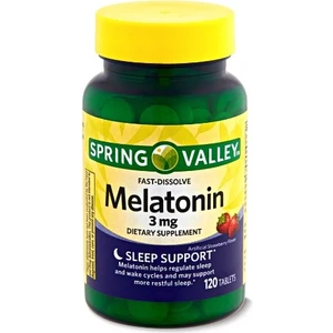 Spring Valley Fast Dissolve  melatonin 3 Mg 120 Tablet Çilekli