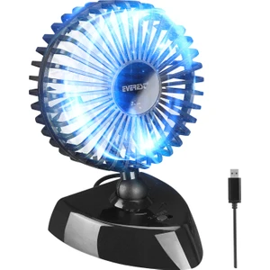 EFN-504 Taşınabilir Masaüstü Siyah USB Fan 36994