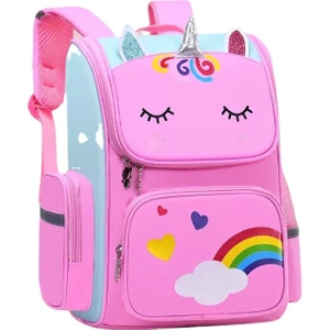 Jimmy Fois Unicorn Ilkokul Okul Çantası-Su Geçirmez-Nefes Alabilen 41-30-18CM (Yurt Dışından)
