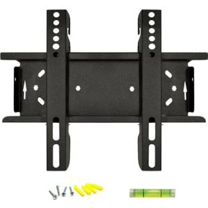 Ata Elektronik Tüm Markalara Uyumlu LCD LED Monitör Tv 10'' ile 32'' Arası Sabit Duvar Askı Aparatı Metal + Vida + Dübel +Su Terazili
