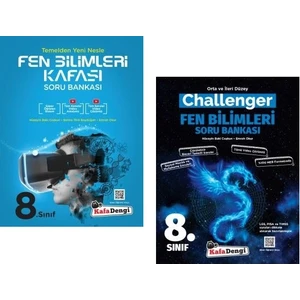 Kafa Dengi Yayınları 8.Sınıf LGS Fen Bilimleri Kafası - Challenger Soru Seti 2 Kitap 2023