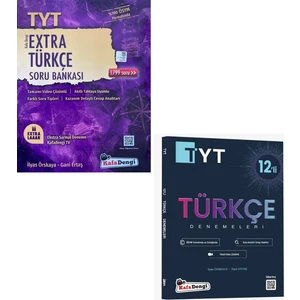 Kafa Dengi Yayınları TYT Türkçe Extra Soru - Deneme Seti 2 Kitap 2023
