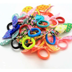 Letgo Toys 10 Adet Mini Tavşan Kulak Lastik Toka