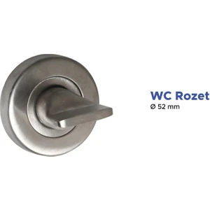 Rozet Paslanmaz Wc Saten