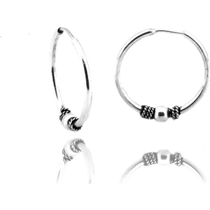 Doğan Silver Doğan Silverkadın Gümüş 14MM Mini Halka Küpe DGN20342