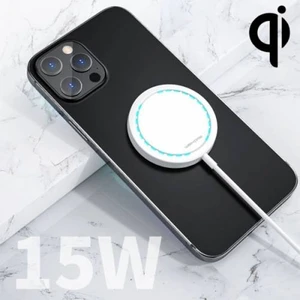 Ultra Ince Mıknatslı 15W Kablosuz Şarj Wireless Şarj Iphone Samsung Huawei Kablosuz Şarj