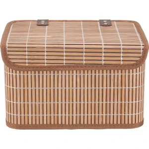 Berlin Shop English Home Hardwood Bambu Saklama Kutusu 28X20X18 cm Kahve