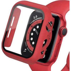 Apple Watch 2 3 4 5 6 Se (44 Mm) Uyumlu Nike Kılıf Kasa ve Ekran Koruyucu 360 Tam Koruma