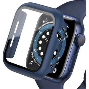 Apple Watch 2 3 4 5 6 Se (42 Mm) Uyumlu Nike Kılıf Kasa ve Ekran Koruyucu 360 Tam Koruma