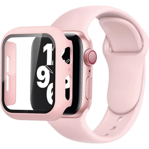 Apple Watch 2 3 4 5 6 Se (38 mm) Uyumlu Kılıf Kasa ve Ekran Koruyucu 360 Tam Koruma