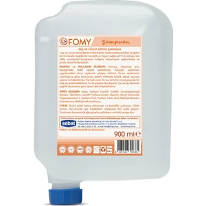 Saç ve Vücut Köpük Şampuan 900 ml