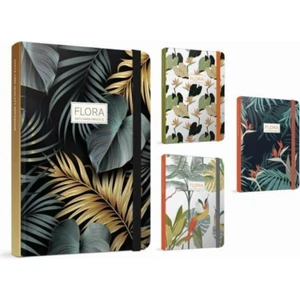 Flora Notes A5 Kareli 120 Yaprak Ip Dikişli Sert Kapaklı Defter