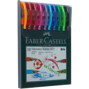 Faber-Castell 1425 Tükenmez Kalem Ailesi 10 Renk