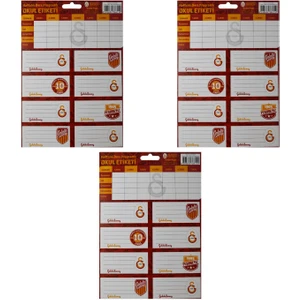Galatasaray Ders Programlı Okul Etiketi 3 YAPRAK463643