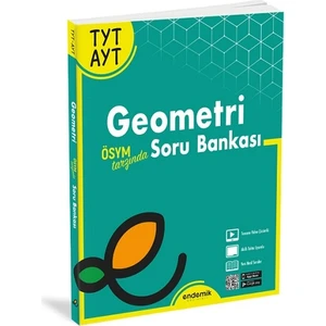 Endemik Yayınları Ösym Tarzında Tyt- Ayt Geometri Soru Bankası