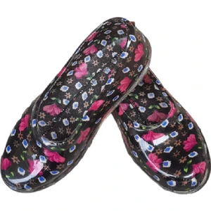 Çocuk Çiçekli Lastik Ayakkabı