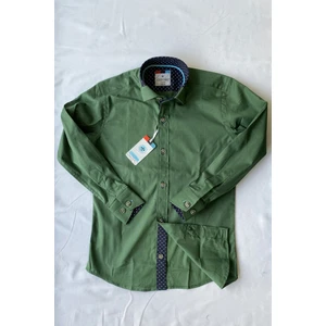 Leew Kids Yakası Garnili Uzun Kollu Çocuk Gömleği