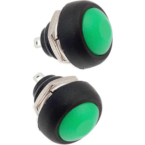 PBS-33B Push Buton 12MM Yeşil Mantar Buton - 5 Adet