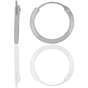 Söğütlü Silver Gümüş  14 mm Halka Küpe