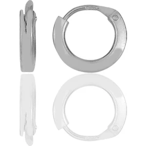 Söğütlü Silver Gümüş  10 mm Halka Küpe Tragus Piercing Helix Kıkırdak Küpesi