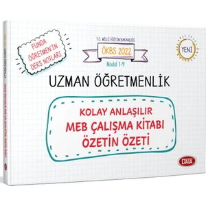 Data Yayınları Uzman Öğretmenlik Kolay Anlaşılır MEB Çalışma Kitabı Özetin Özeti