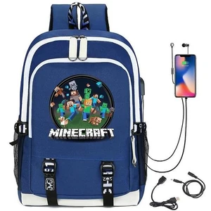 Minecraft Gençlik Okulu Sırt Çantası (Mavi) (Yurt Dışından)