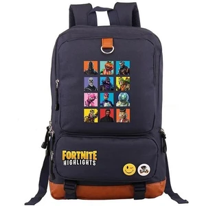 Fortnite Sırt Çantası Bilgisayar Çantası Öğrenci Okul Çantası (Lacivert) (Yurt Dışından)