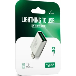 Lightning To USB 3.0 (Yüksek Hızlı) Veri Aktarımı Apple Uyumlu Otg Çevirici Dönüştürücü