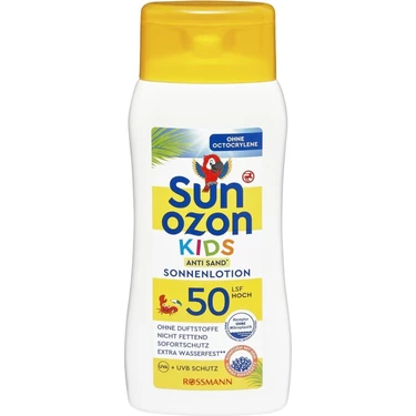 Sunozon Sunozon Çocuk Güneş Losyonu Anti-Sand Spf 50 200