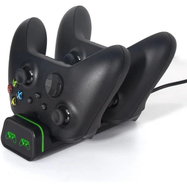 DNR Bilişim Xbox Serisi X/s/ Xbox-One S-Xbox-One x  LED Gösterge Type-C Adaptörü Şarj Stand  2 x