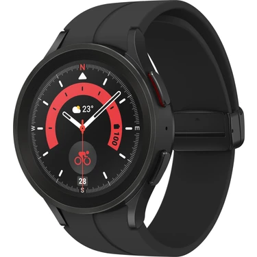 Samsung Galaxy Watch 5 Pro Akıllı Saat Siyah Titanium 45mm SM-R920NZKATUR (Samsung Türkiye
