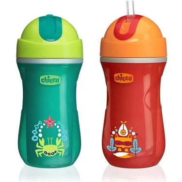 Chicco Isı Yalıtımlı Sport Bardak Pipetli Unisex 14