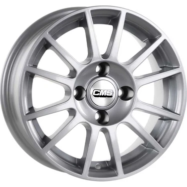 Cms CMS-608-01 6.0X14"-4X100 ET35 67.2 Racing Silver Jant (4