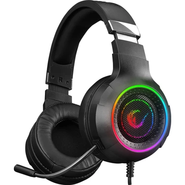 Rampage RM-K56 Specter Siyah USB 7.1 Rainbow Ledli Gaming Mikrofonlu Oyuncu