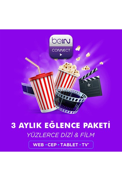 BeIN Connect Eğlence Paketi 3 Aylık 4 Ekran