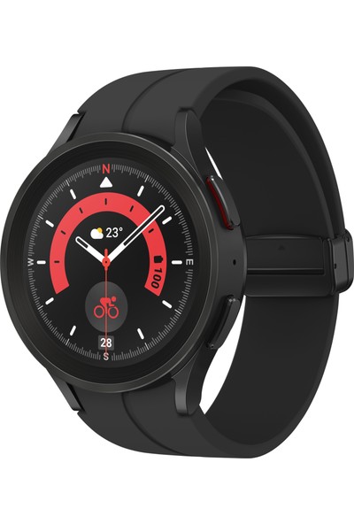 Samsung Galaxy Watch 5 Pro Akıllı Saat Siyah Titanium 45mm SM-R920NZKATUR (Samsung Türkiye Garantili)