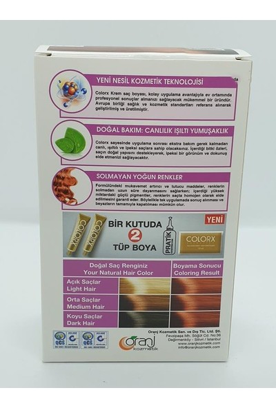 Saç Boyası Set - 7.44 Yoğun Bakır