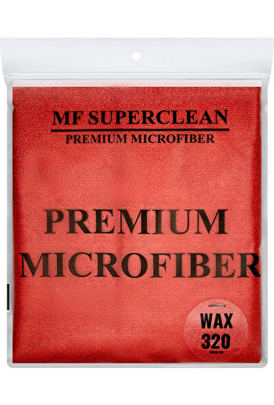 Superclean Mikrofiber Oto Pasta Cila Silme Bezi - Çift Yüz Kısa Hav - 320 Gsm 40 x 40 cm