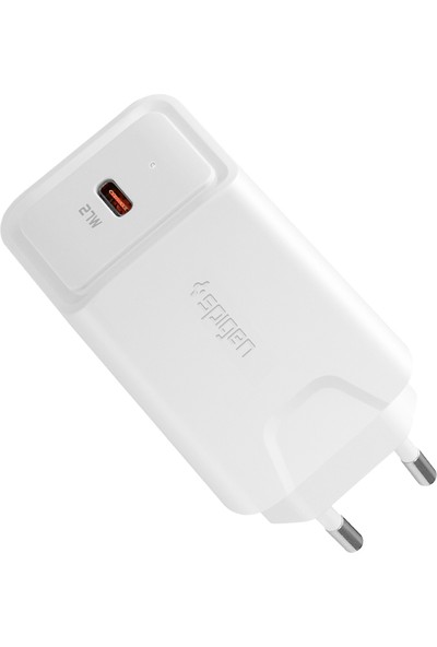 Spigen SteadiBoost 27W Hızlı Şarj Cihazı USB-C PD 3.0 (Power Delivery) iPhone Uyumlu Şarj Adaptörü F210 - 000CA26477