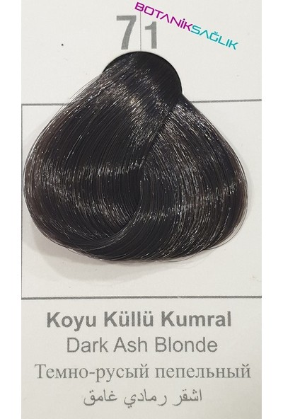 Colorx Saç Boyası Tek- Koyu Küllü Kumral 7.1