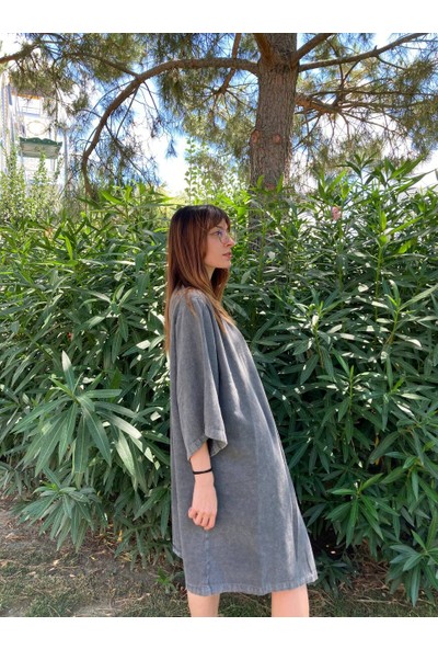Givin İyilik Mağazası Gri Kimono