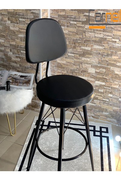 Shelay Design Eyfel 4 Adet 75 cm Cafe,bar,mutfak Taburesi Sandalyesi Deri Döşeme