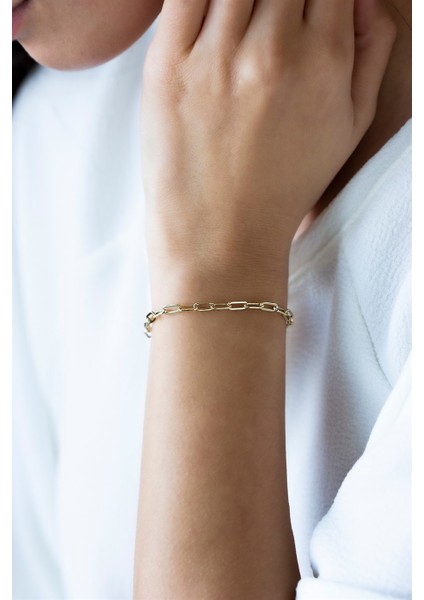 Altın Ataç Zincirli Bileklik